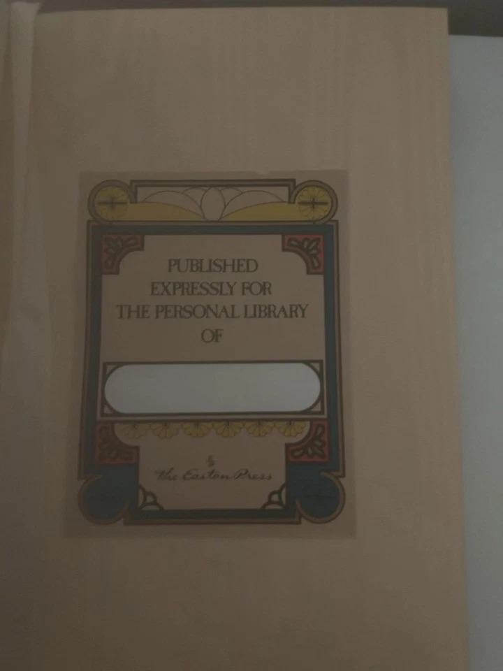 Nathaniel Hawthorne THE SCARLET LETTER Easton Press 1st Edition Leather Gilt - Image 4 of 4