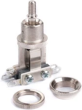 Switchcraft Toggle Switch, Short, Chrome