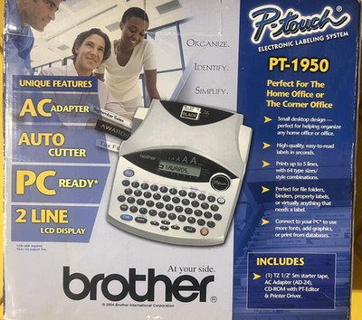 BROTHER PT 1950 Labeling System Label Maker