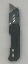 Hart  Compact Folding Quick-Change Blade Utility Knife Liner Lock Design