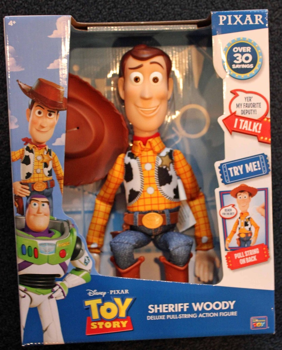 Toy Story Thinkway Pull String Woody! Over 30 Sayings! | eBay