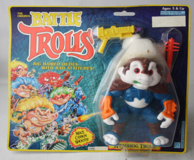 RARE VINTAGE 1993 ORIGINAL BATTLE TROLLS ROADHOG TROLL HASBRO NEW