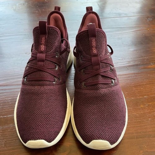 Scarpe da corsa Adidas Cloudform rosso puro donna 11 logo bordeaux stringate B43675 - Foto 2 di 7