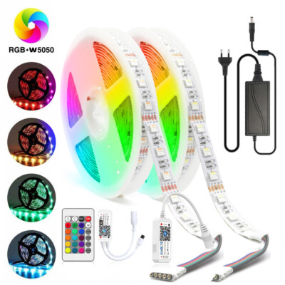 TOPXCDZ Striscia LED 12 V 24 V SMD5050 RGBW RGBWW RGB Bianco RGB - Foto 11