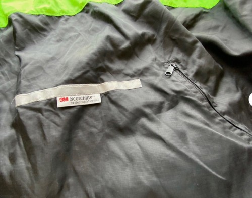 Unisex Green Lightweight Cycle Jacket Top Halfords size M 46” Chest In VGC - Picture 6 of 9