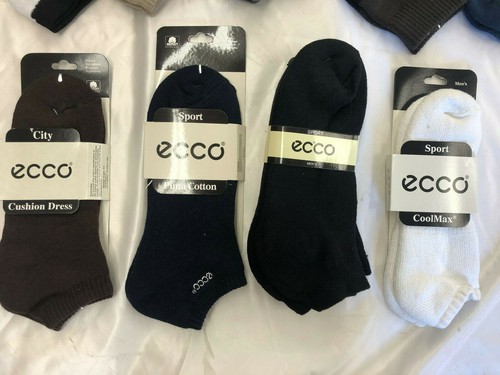 Men's ECCO Low Cut & No Show Cushioned Sport Socks ASSORTED Packs Sock Sz: 10-13 - Picture 5 of 7