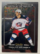 Trey Fix-Wolansky RC 2022-23 O-Pee-Chee Platinum #222 Marquee Rookies - CBJ