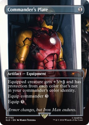 SECRET LAIR X MARVEL'S IRON MAN Rainbow Foil Sealed Presale SECRET LAIR X MARVEL'S IRON MAN Rainbow Foil Sealed Presale