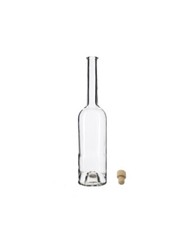 Bottiglia per liquore ml 700 venduta in pacchi da 20 pezzi con tappo