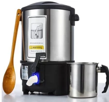 KQU Candle Making Wax Melting Pot w/Spout Electric Wax Melter