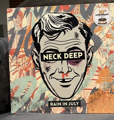 Rain in July by Neck Deep. Urban Outfitters Grass Green Colour Vinyl