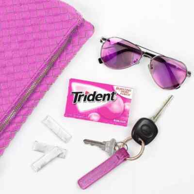 Trident Bubblegum Sugar Free Gum – 12 Packs, 14 Pieces Each (168 Total)
