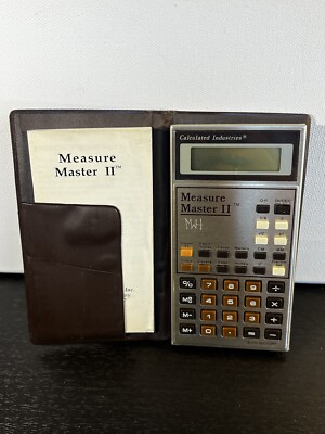 Vintage 1988 Measure Master II Calculated Industries Calculator TESTED & WORKS