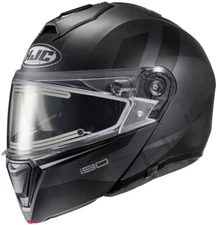 HJC i90 Syrex Electric Modular Snowmobile Helmet Gray XX 2X 2XL XXL I-90 
