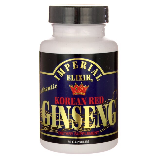 Императорский Эликсир Корейского красного женьшеня, 50 капсул
