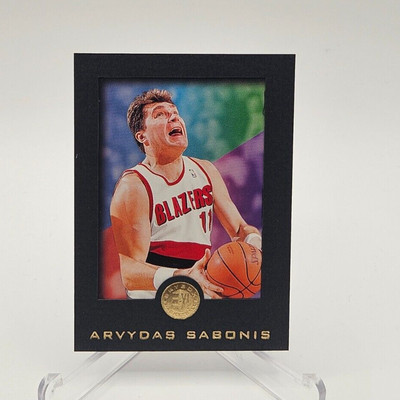 1996-97 Skybox E-XL #68 Arvydas Sabonis RC - Trail Blazers