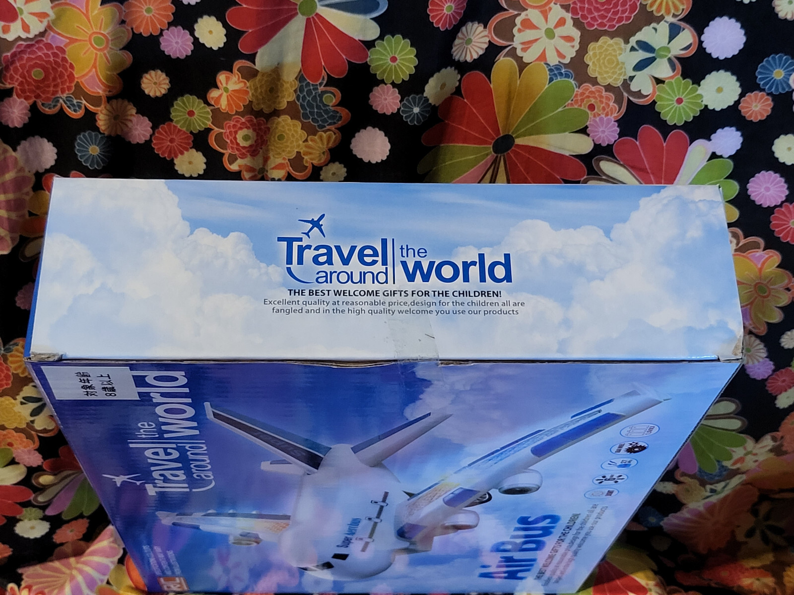 Remote Control Toy Electric RC Car Vehicles Plane Airplane Air Bus 22cm Blue