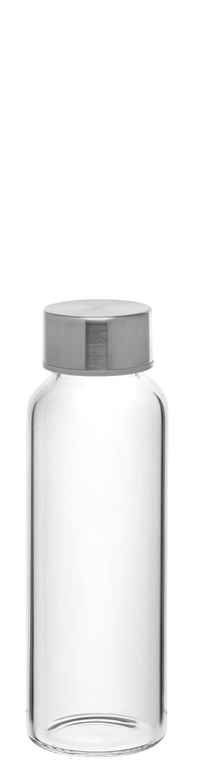 Atlantis Lidded Glass Water Bottle  Clear Glassware For Bars 0.25L Pack Of 12