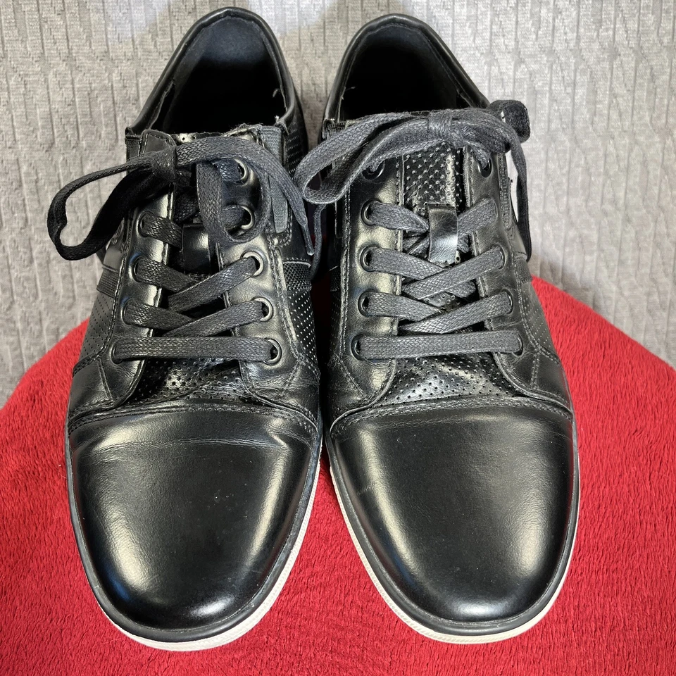 Kenneth Cole Reaction Crown-ED King Negro Con Blanco Alma Zapatos de Vestir Informales (8 Foto 4 de 4