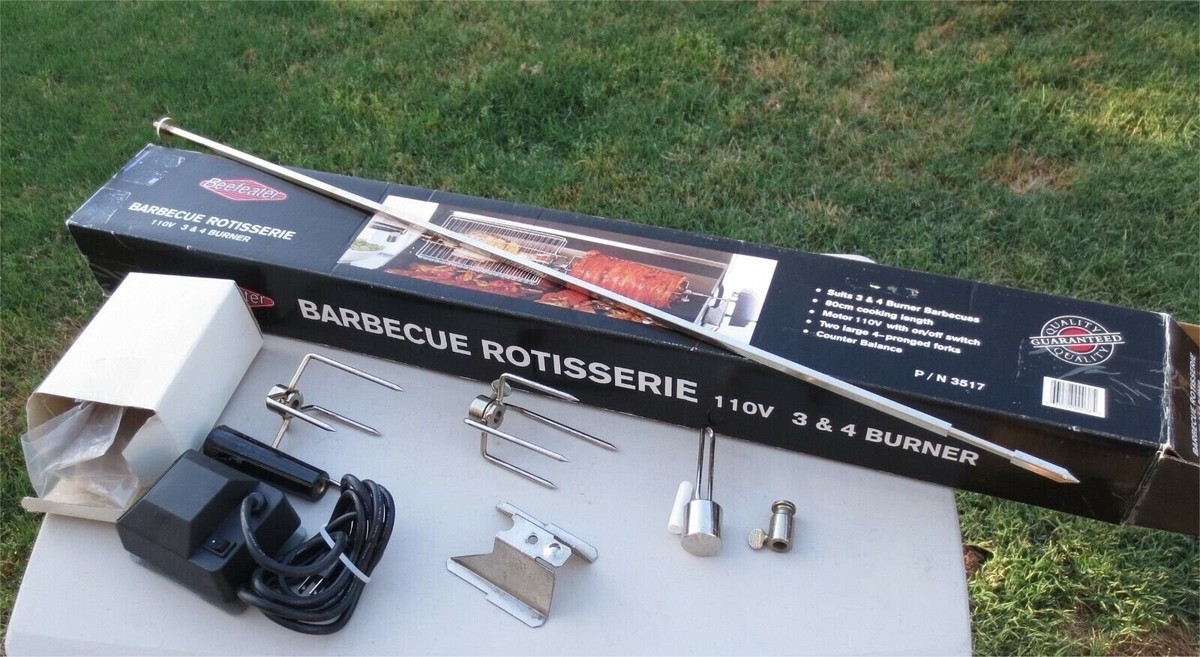 BBQ Grillware Complete Grill Attachment: Electric Rotisserie Mode  lFL-6002H-6+S