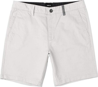 New Rvca Varial Silver Chino Men's Pockets SIZE 28 Short RSHRT-425