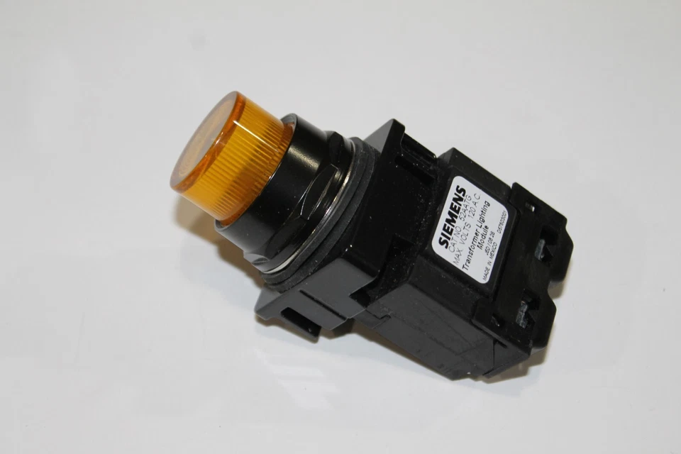 Siemens 52BL4G9, Luz Piloto, Tipo Transformador, 120V CA, Ámbar Foto 3 de 4