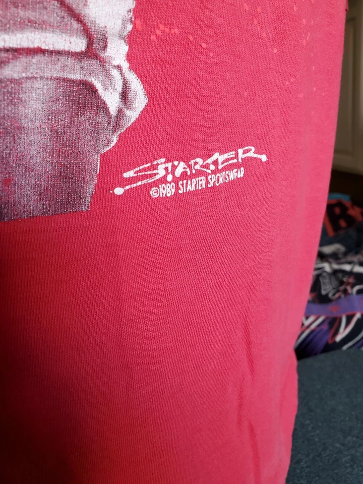 Camiseta De Colección Años 80 1989 Hot Starter Michael Jordan Chicago Bulls XL Rara Hot Rap Foto 4 de 4