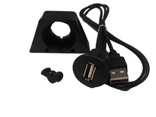 Auto USB Extension Cable Dashboard Mount AUX for Car Stereo 3Ft