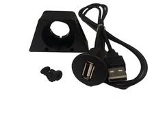 Auto USB Extension Cable Dashboard Mount AUX for Car Stereo 3Ft