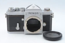 Excellent+ Nikon F Eyelevel Silver 35mm SLR Film Camera From Japan 118537