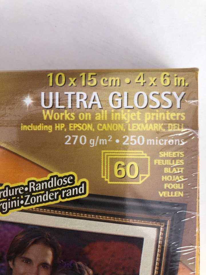 x19 Kodak Ultima Photo Paper Ultra Glossy 10x15cm (4x6") 270gsm 60