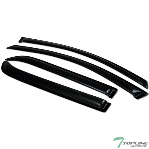 Topline for 2007-2016 GMC Acadia Sun Rain Guard Vent Shade Window Visors 4pc