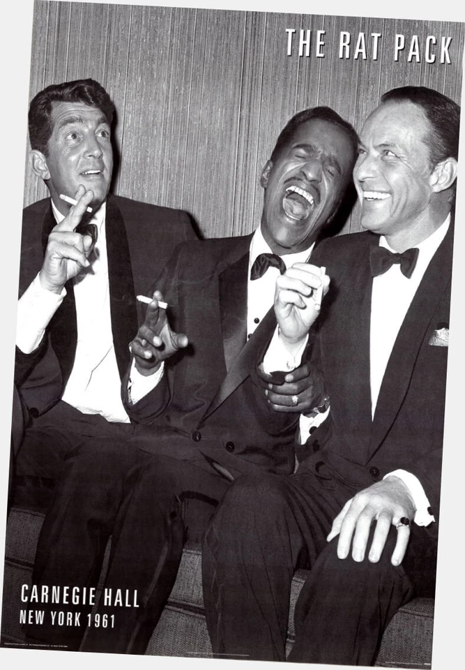 The Rat Pack Poster 24"x36" 24x36 Frank Sinatra Dean Martin Sammy Davis Jr