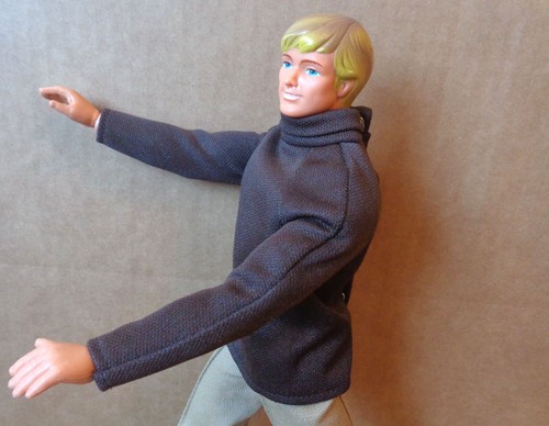 VINTAGE 1976 IDEAL 12" ERIC DOLL ORIGINAL BROWN OUTFIT TUESDAY TAYLOR BOYFRIEND - Picture 9 of 16