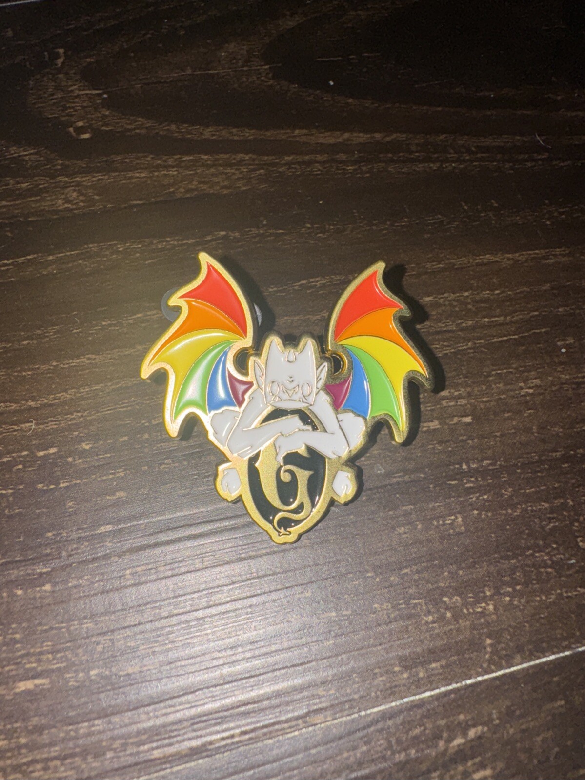 Disney Springs Gideon's Bakehouse 2022 Pride Gargoyle Logo Pin LE 2000