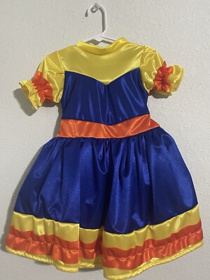 Bely Y Beto Disfraz niña Bely y Beto vestido Del Show de Bely y Beto Talla  S