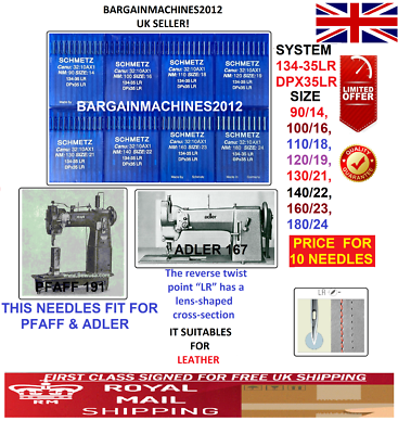 Groz-Beckert 134-35 Dpx35R Lot De 100 Pièces Pour Machine À Coudre