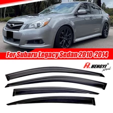 For 2010-2014 Subaru Legacy Premium Style Window Visor Wind Deflector Rain Guard