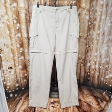 Columbia Sportswear Co. Khaki Women's M Activewear Convertible Omni-Shade Pants