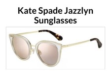LENSES ONLY  Kate Spade Jazzlyn Gray Rose Gold Lens. Authentic LENSES ONLY
