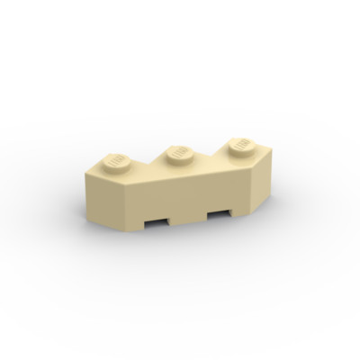 Lego 5x Eckstein 3x3 brick facet 2462 beige tan