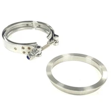 4" Exhaust V-band Flange Clamp Kit For Borg Warner Turbo S400 S400SXE S475 S463