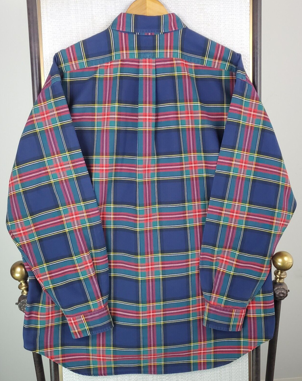 VTG POLO RALPH LAUREN Size XL Mens Button Front Shirt "Blake" Oxford Terrier image 7