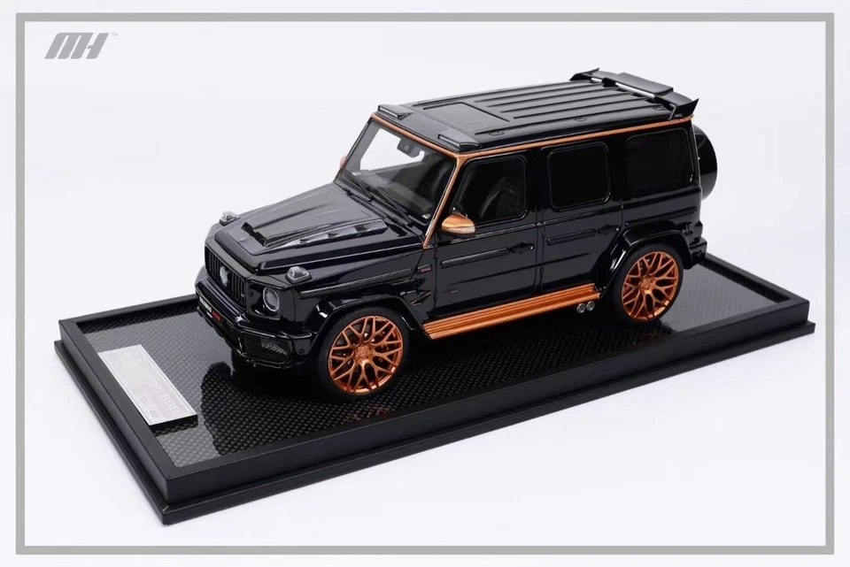 1/18 Motorhelix Mercedes Benz Clase G Brabus G800 en Negro/Dorado EN Stock Ahora Foto 4 de 4