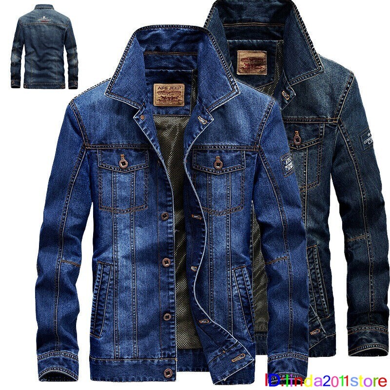 ALTRA NUOVA GIACCA DENIM MODA UOMO CAPPOTTO CASUAL GIACCHE JEANS CAPPOTTO OUTWEAR TOP CAPPOTTI