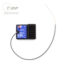 FlySky FS-BS6 Receiver 2.4Ghz 6CH AFHDS2 for FlySky FS-GT5 FS-IT4S Transmitter