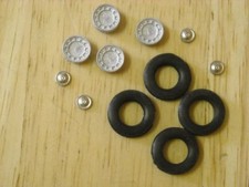 1/43rd scale Triumph Vitesse ventilated disc wheels with tyres by K&R Replicas 