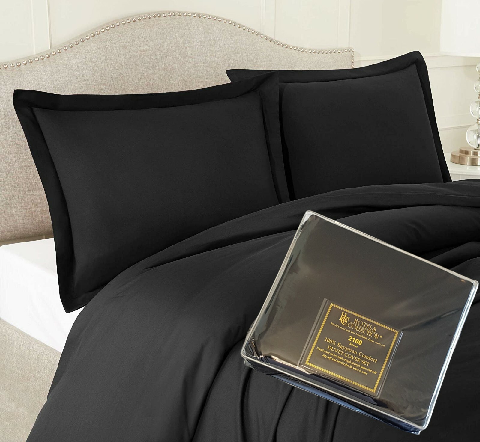Egyptian Comfort Duvet Cover Set by HCS Hotels Collection 2100 Series