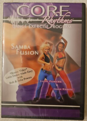 Core Rhythms: Dance Exercise Program - Samba Fusion. New DVD. Jaana & Julia