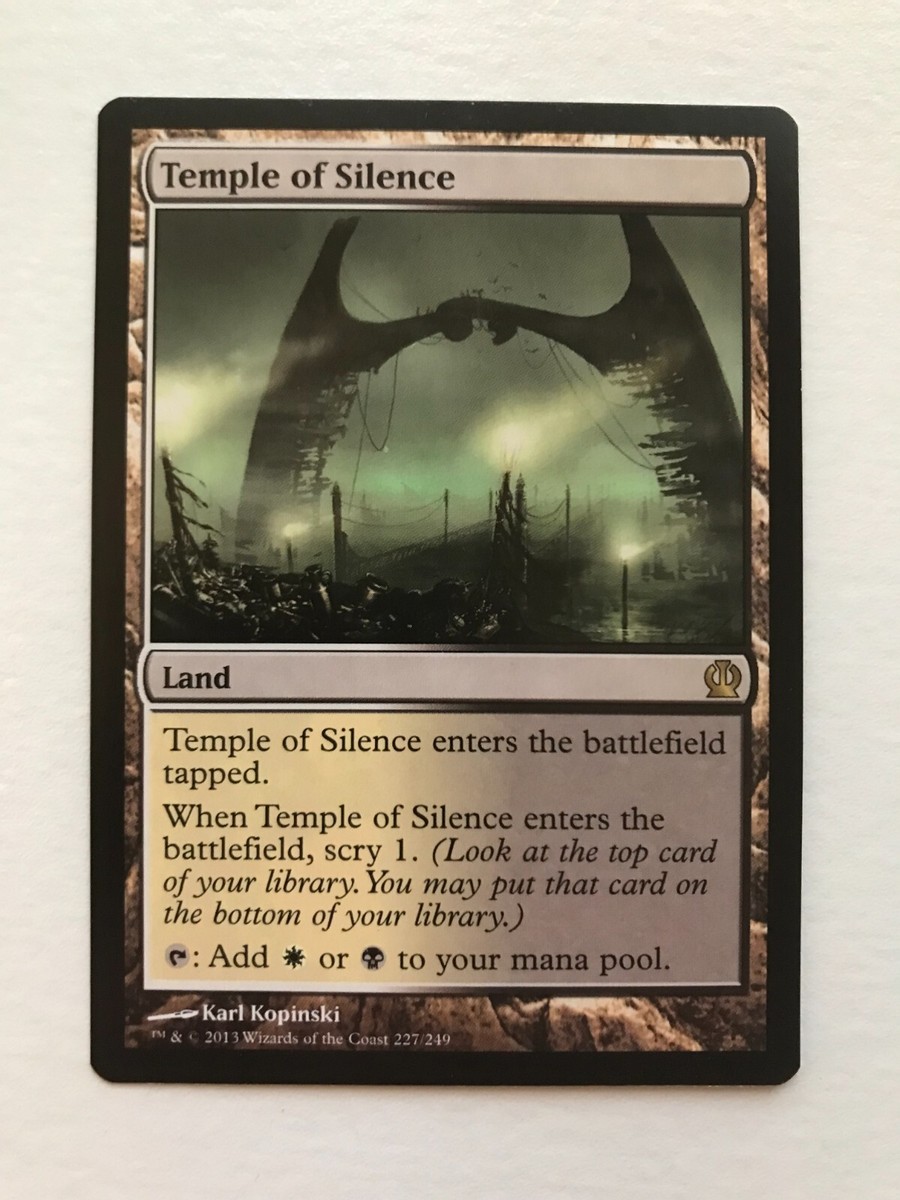 Magic: The Gathering MTG Core Set 2020 Card - Temple Of Silence (Single Card) - View #10